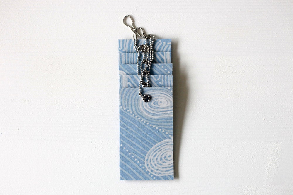 Upcycled Batik Gift Tags - Gentle Breeze no.27