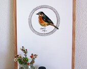 bird print - art print digital