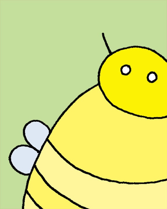 Bumble Bee Portrait ( 8x10 Fine Art Print )
