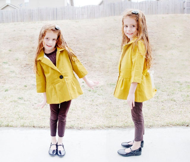 SANTA MONICA cinch girl's jacket PDF pattern size 6-12m to 6