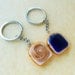 grape peanut butter and jelly best friend key chains bff pb and j polymer clay
