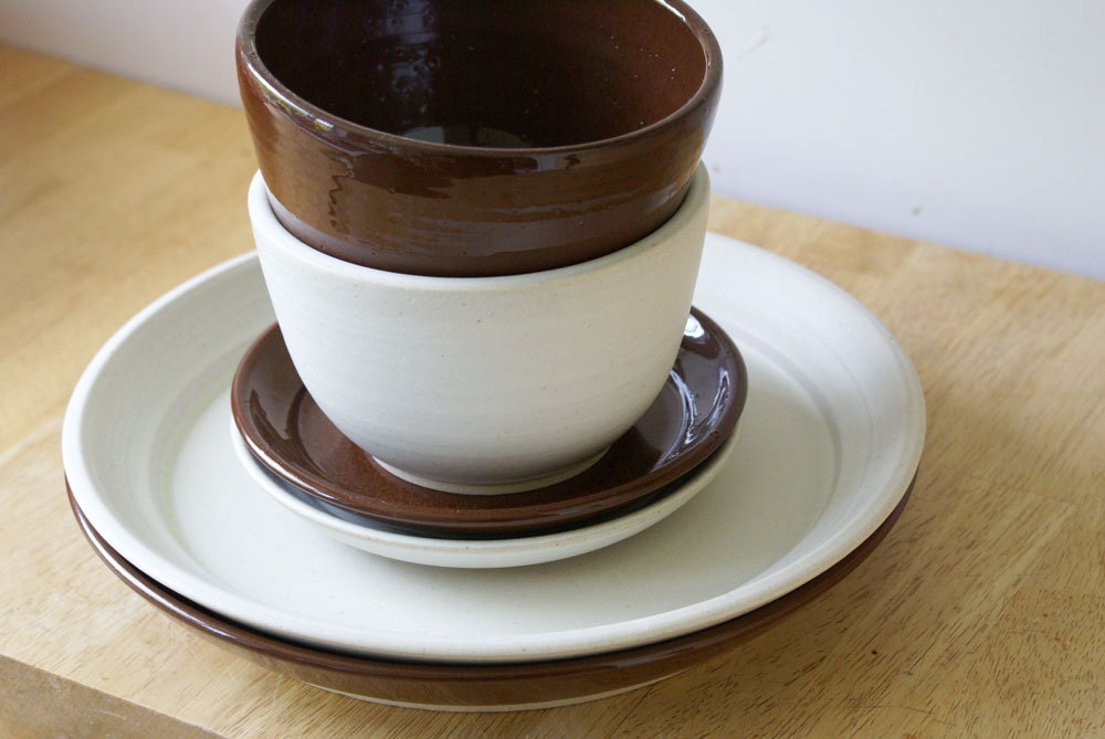 RESERVED FOR skippinginthemeadow - A set of two place settings for your dinner table