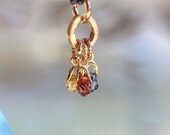 Colorful Sapphire In 14K Gold Necklace (B) - Ready To Ship