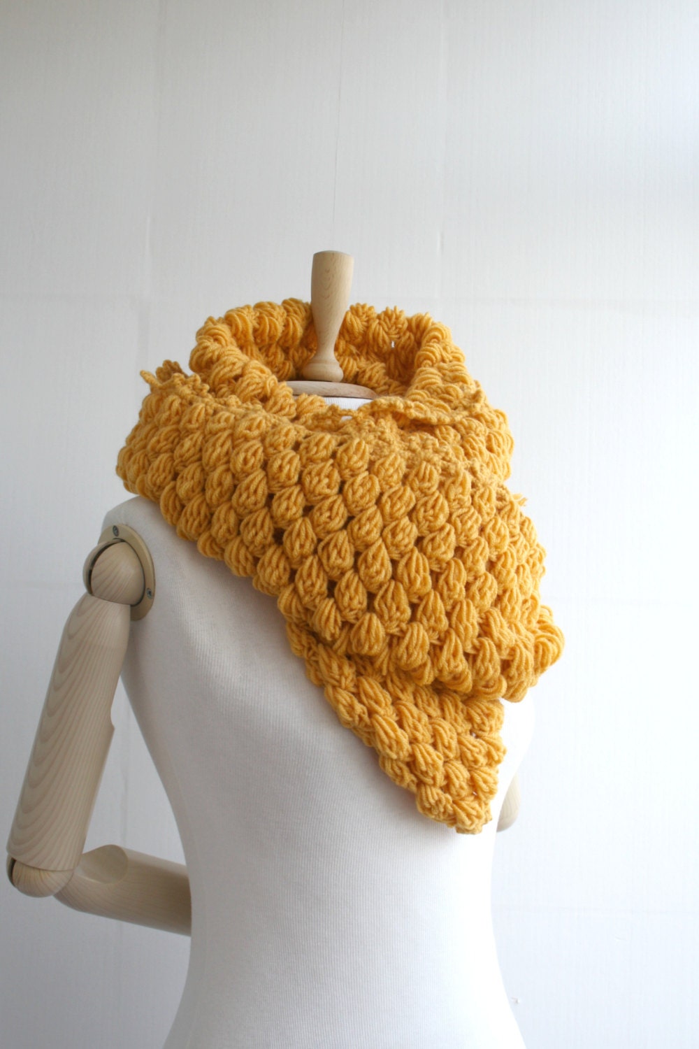 Free Shipping Infinity Loop Scarf Mustard Yellow For Her for women  and Gift under 60 Mothers Day Gift