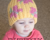 CROCHET GRAPH - Fluttershy Cutie Mark Color Grid for Crochet or Knit