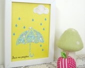 Kids decor, Children wall decor, Kids room wall art, Nursery art, Baby artwork, Girl's wall hanging, 8 x 10 unframed canvas