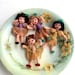 Vintage Thread and Wire Dolls, Miniature, Chiffon skirts, cr, 1930s, Rare, Handmade   I Take CREDIT CARDS