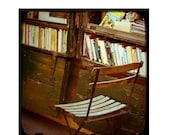 ON SALE Paris Photography, Rustic Home Decor, Seine Bookseller Paris Wall Print, Fine Art Paris Photograph - Stories Along The Seine (8x8)