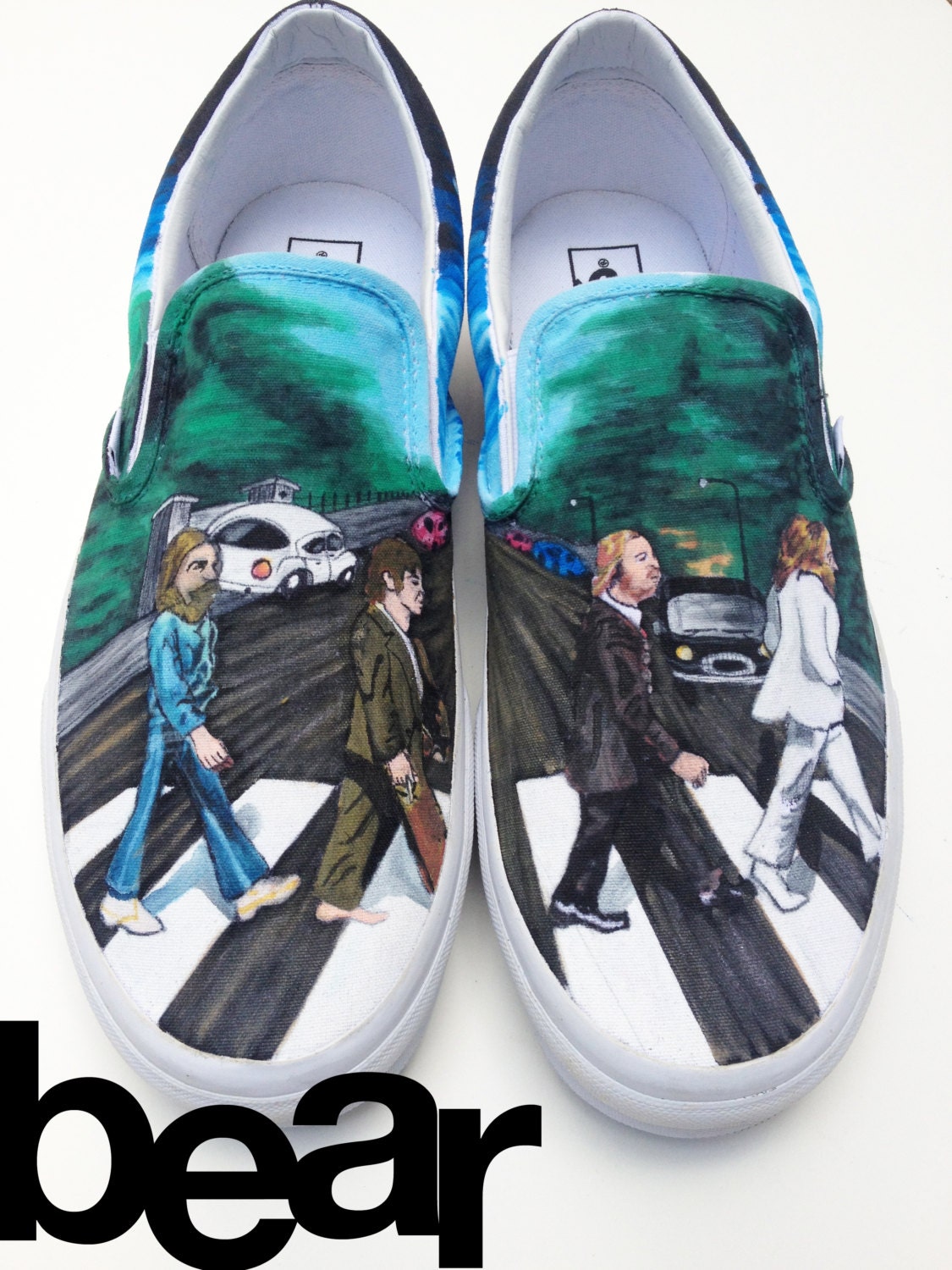 Custom Vans- The Beatles Abbey Road