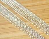 20" sterling silver chain upgrade with small polishing pad