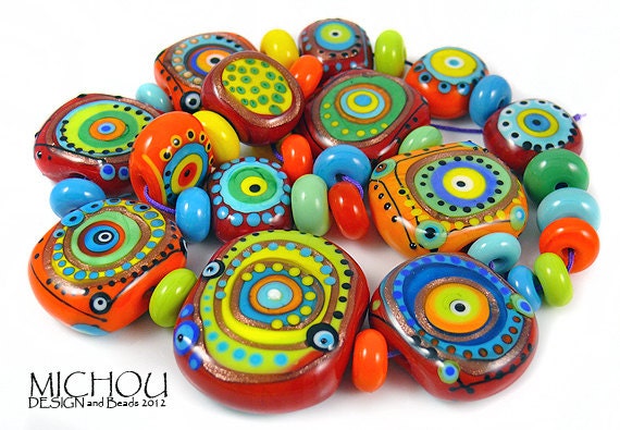 Soul-Lights - Lampwork Set by Michou P. Anderson