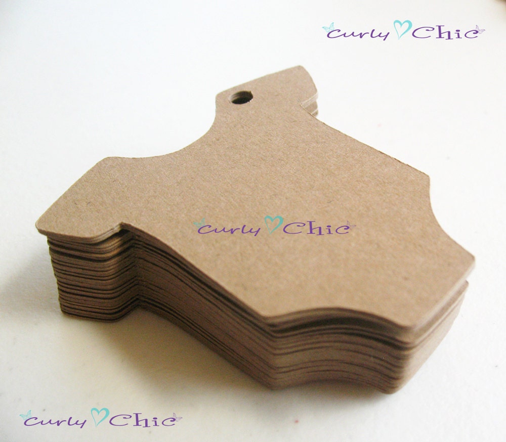 60 Baby Onesie Tags Size 2" In Non-textured or Textured Cardstock paper