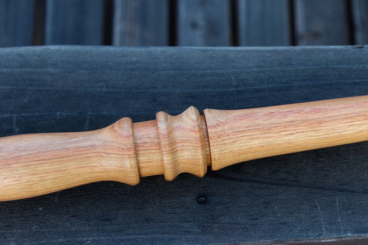 Canarywood Nostepinne - hand-turned with WPI recess