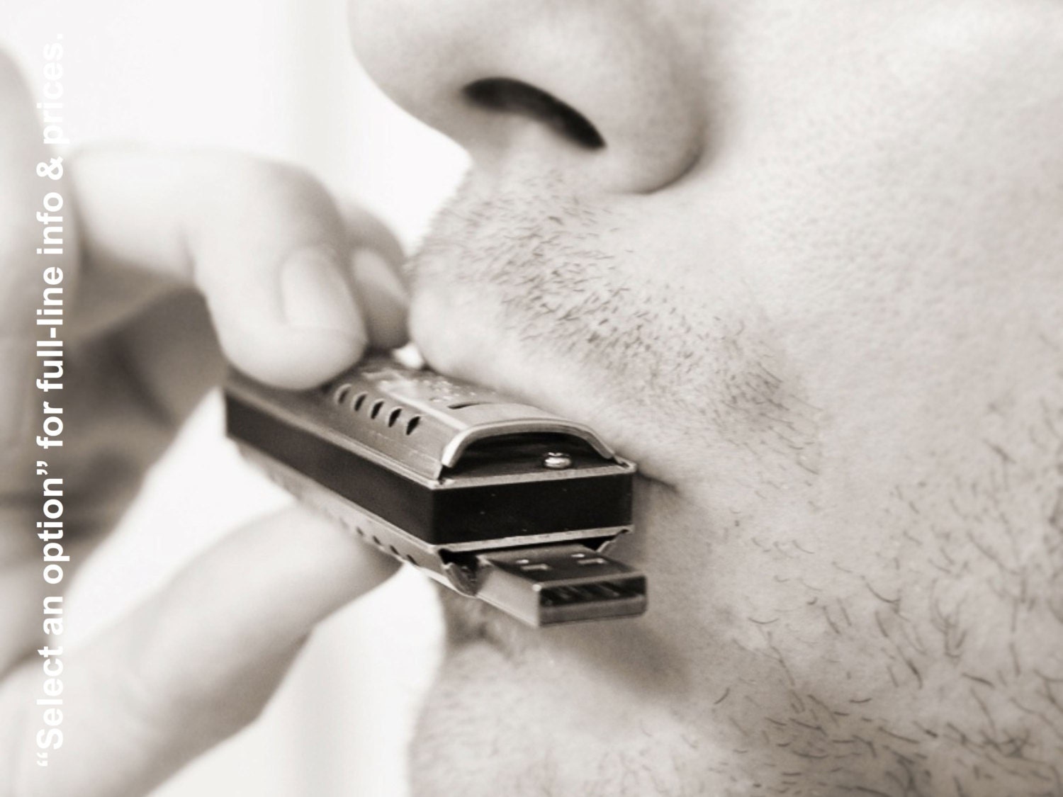 Handmade 8GB FlashHarp USB Harmonica - Steampunk Geekery - Ships Gratis - Playable