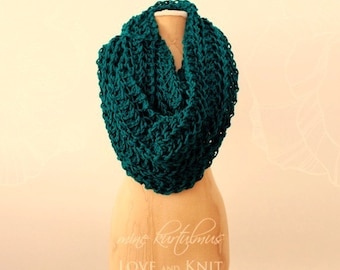 Teal Green Huge Loop Scarf