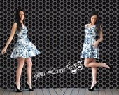 Organic Cotton Flocking Dress made for twirling