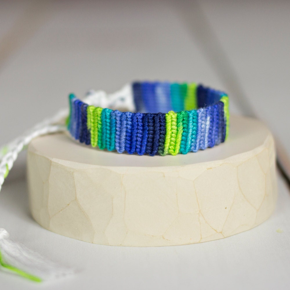 Knotted Friendship bracelet, Macrame, Fun n Funky Shaded