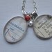 Vintage Dictionary Word Necklace Pendant NEBRASKA FOOTBALL