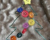 3 Christmas tree decorations Christmas decoration set wire Christmas tree decorations wire Christmas decorations THREE tree ornaments