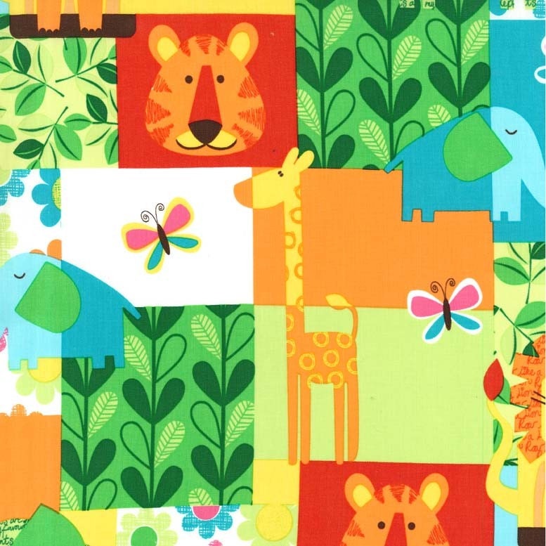 cx5962  100% cotton 1 YARD  Michael Miller Fabric Wild Safari