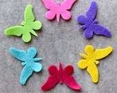 Summer of Love - Butterflies - 24 Die Cut Felt Shapes