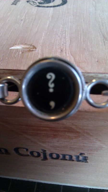 Question mark sand comma  typewriter key bracelet