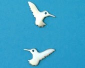 Hummingbird Bird Stud Earrings  Studs sterling silver gift jewelry mother sister grandma kids teen cute sweet  for her spring