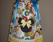 Minnie Mouse Retro Pillowcase Dress (extra for personalization)