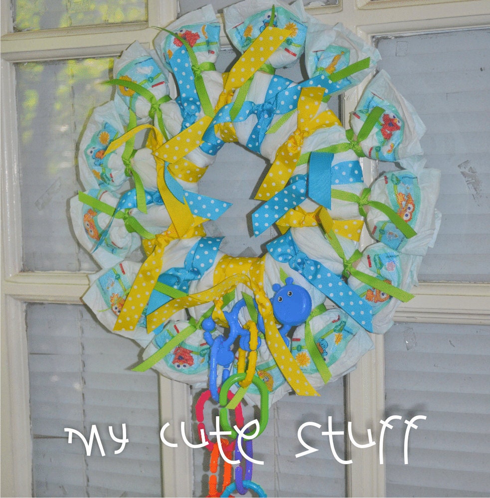 Baby Wreath - Nursery Wreath - Newborn Wreath - Nursery Gift - It's a Boy Wreath