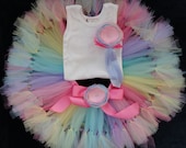 Sweet Cupcake Sprinkles Pink Birthday Tutu Dress Set