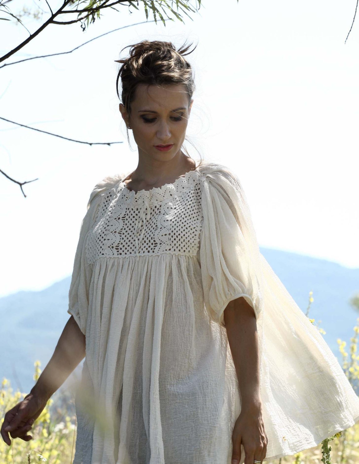 20% Off OOAK Crocheted  blouse I Summer 2013 collection