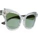 Metallic Vintage Cat Eye Sun Glasses by Lumar