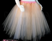 Custom 2-Color Tulle Tutu Tea Length 24" - SugarKitty Corsets