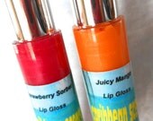 Strawberry Sorbet Flavor -Lip Gloss-Natural Paraben Free