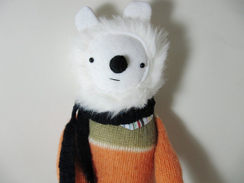 Plush Polar Bear Boyfriend Fabric Stuffed Doll