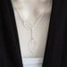 Leaf Necklace Lariat Necklace