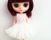 LAST ONE Middie blythe Odeco White Ruffle dress
