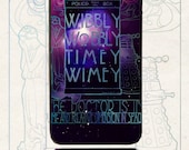 Iphone 4 / 4s skin / decal Doctor Who TARDIS / vinyl sticker / The Weeping Angel , Dalek