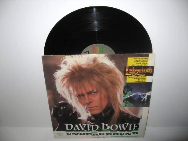 ON SALE Vinyl Record David Bowie - Underground 12" LP 1986 Labyrinth Single Dj breaks Beats
