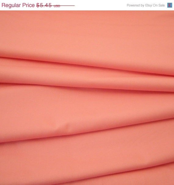 MEMORIAL WEEKEND SALE Cotton Fabric: Betty's Pink Bella Solid from Moda - 1 Yd