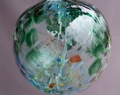 Hand Blown Art Glass Witch Ball/Ornament/Suncatcher