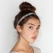 Braided Headband in Green, Blue and Ochre