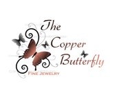 Premade Etsy Business Shop Logo 15 Butterfly colors to choose from - Copper Butterfly