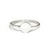 Small Circle Silver Ring
