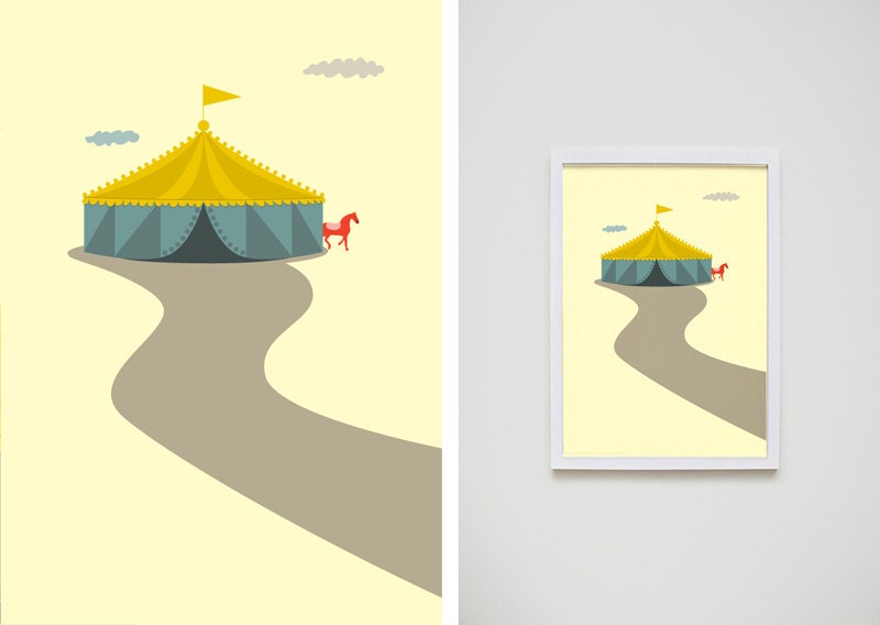 Circus Print - 8x10 or A4