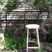 Industrial lab stool, vintage, chippy white, Vestiesteam, home decor