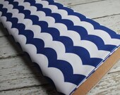 Maritime Modern by Marin Sutton and Riley Blake Designs, Blue Maritime Chevron Wave -half yard