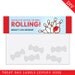 Bowling party - Personalized DIY printable treat bag label