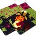 Modern Quilted Potholder Set - Floral and Jewel Tones
