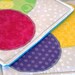 Scrappy Bright Circles Quilted Potholder Set